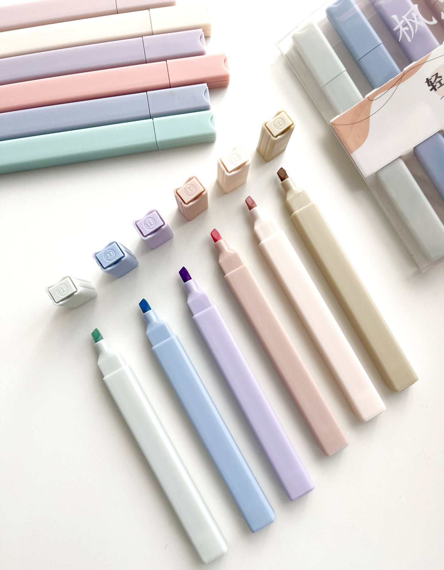 Morandi Highlighter Set (Square)
