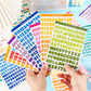 Colorful Letter Sticker Sheets