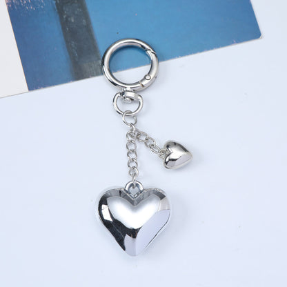 Metal Heart Keychain
