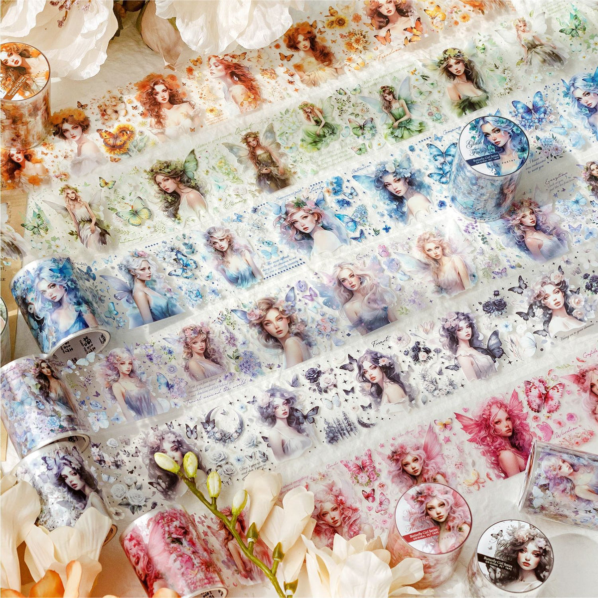 Butterfly Girl PET Tape