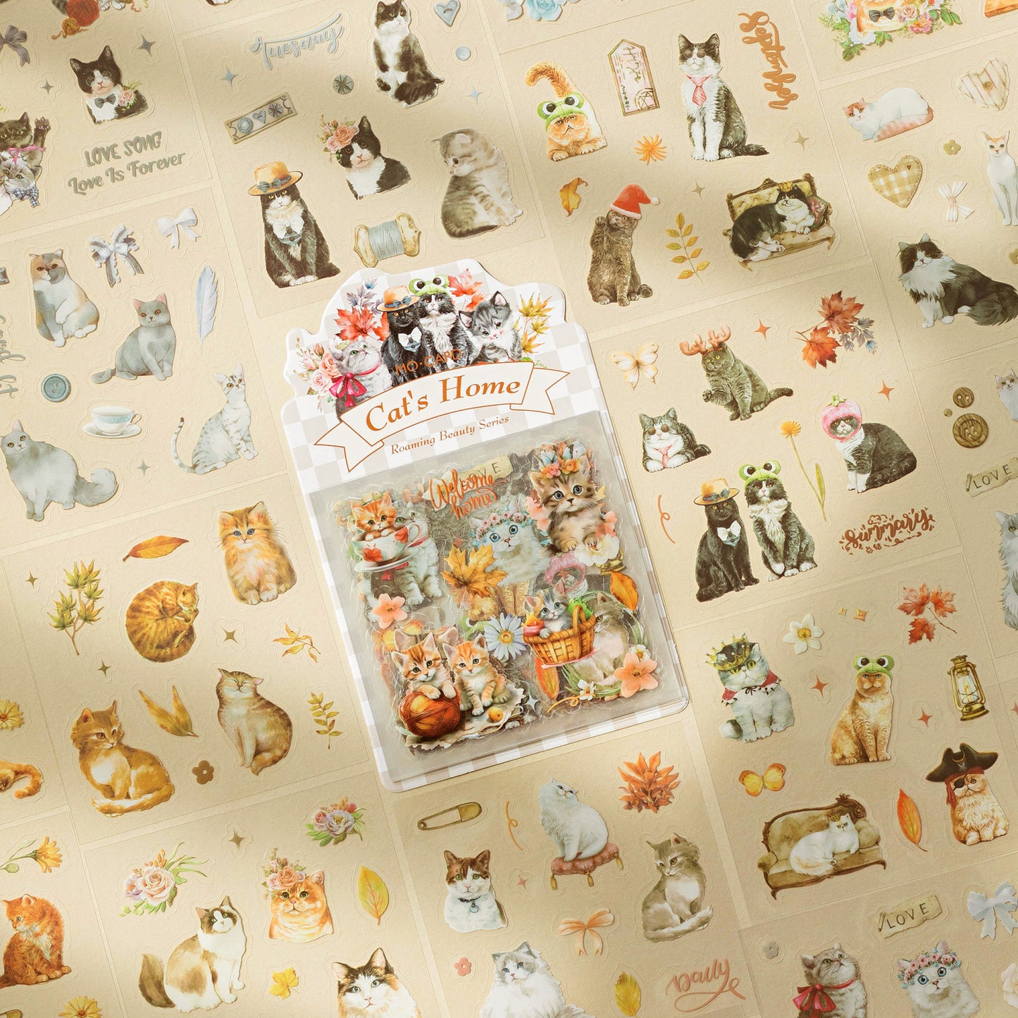 Roaming Beauty PET Stickers