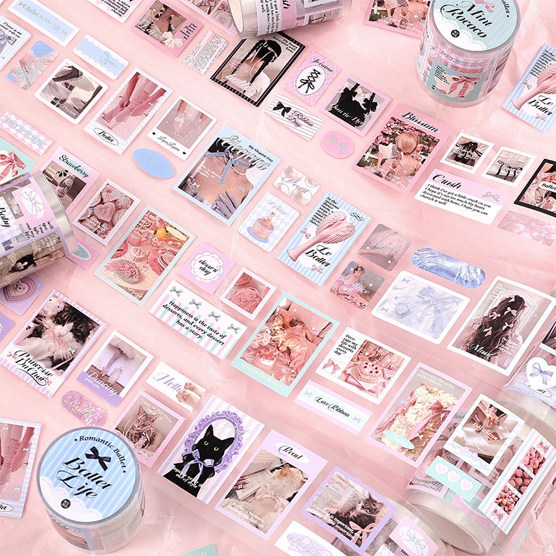 Romantic Ballet Stickers Roll