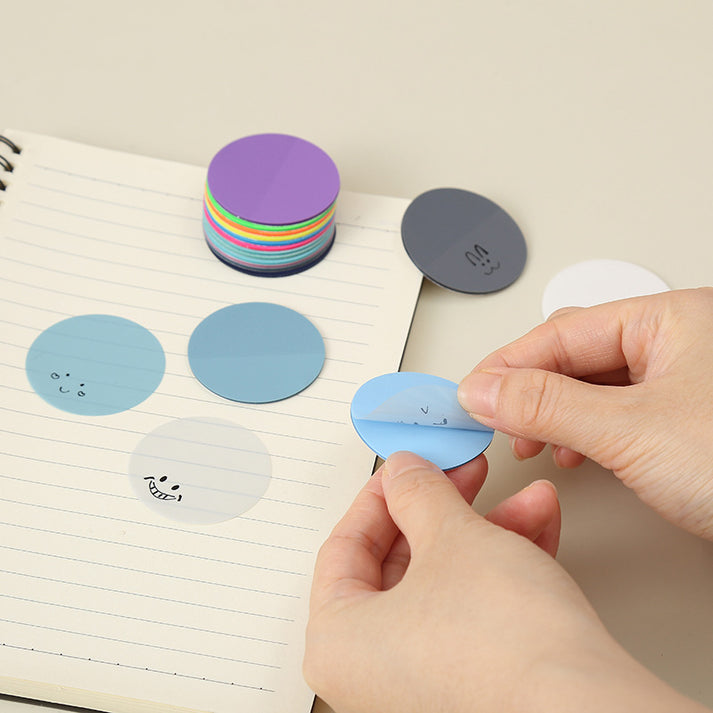 Mini Sticky Notes Light Color Round Mini Sticky Notes – Crafty Jo Mauritius