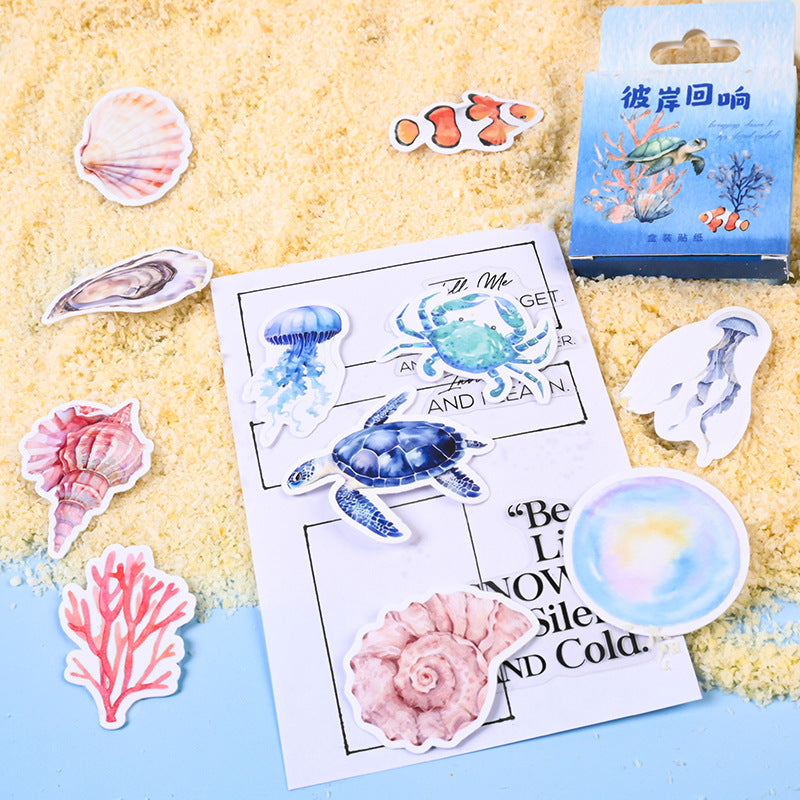 Seashell Stickers Box