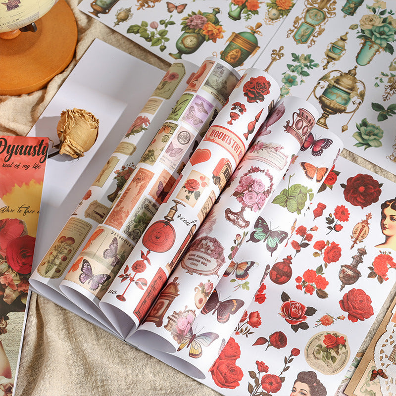 Nostalgic Journal Series Stickers Book