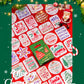 Happy Christmas Stickers Box