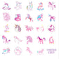 Purple Unicorn Stickers Box