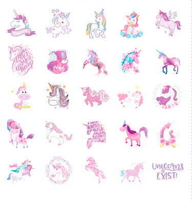 Purple Unicorn Stickers Box