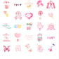 Pink Party Stickers Box