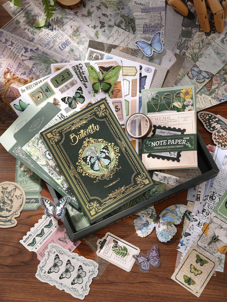 Vintage Butterfly Gift Box Set