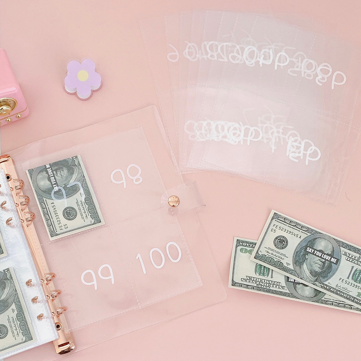 100 Envelope Savings Challenge Binder