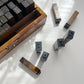 Vintage Wooden Alphabet Stamps Large Set
