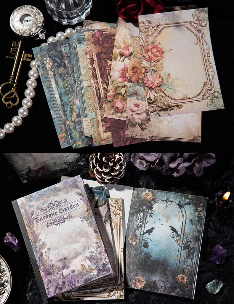 Baroque Garden Deco Paper Book