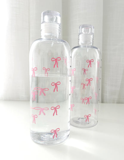 Bow Clear Time Scale Water Bottle