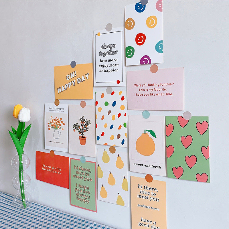 Colourful Wall Deco Cards