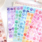 Colorful Dot Sticker Sheets