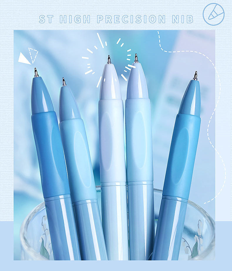 Aesthetic Soft Grip Gel Pen Set