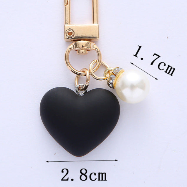Matte Heart Keychain