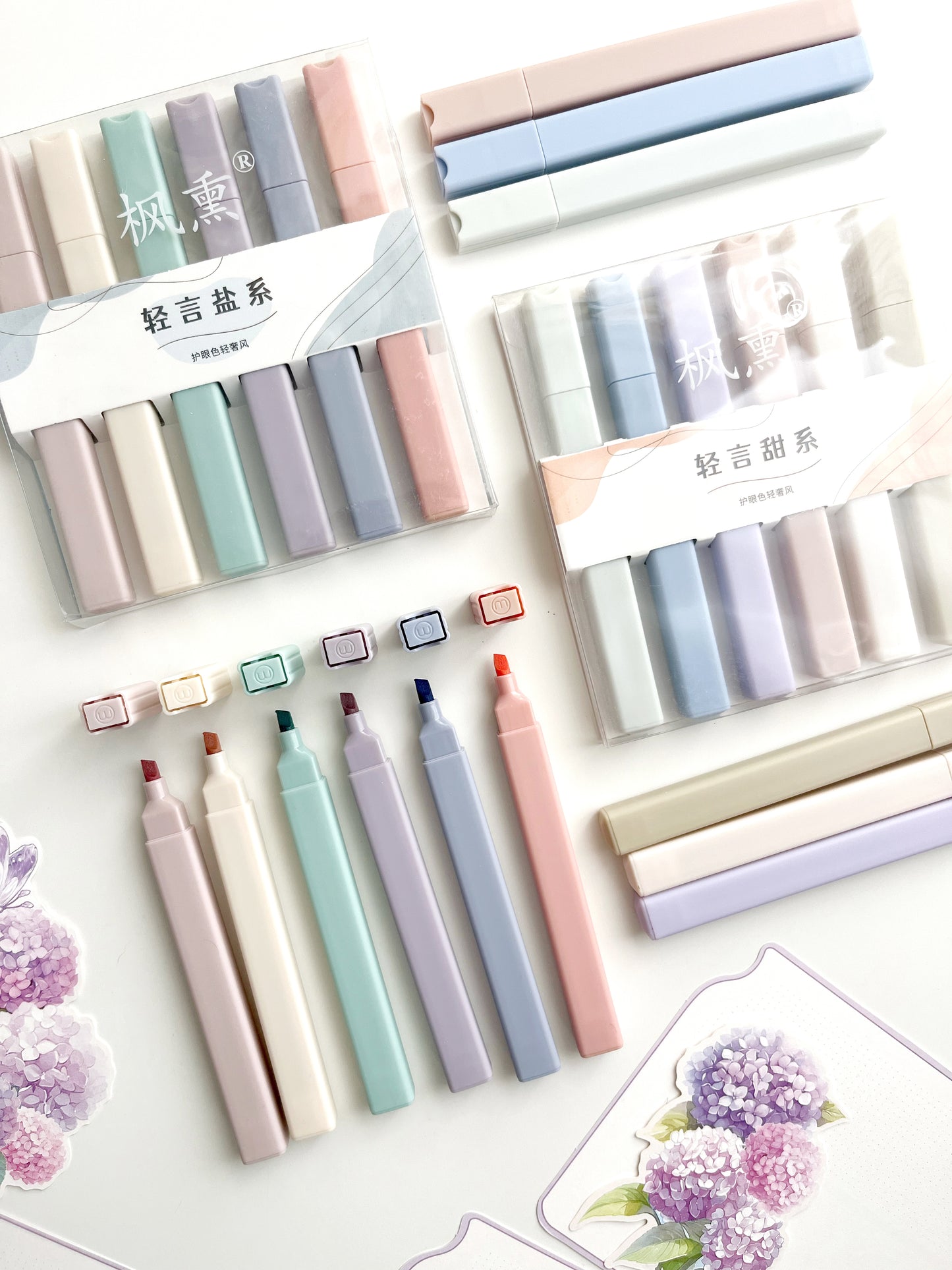 Morandi Highlighter Set (Square)
