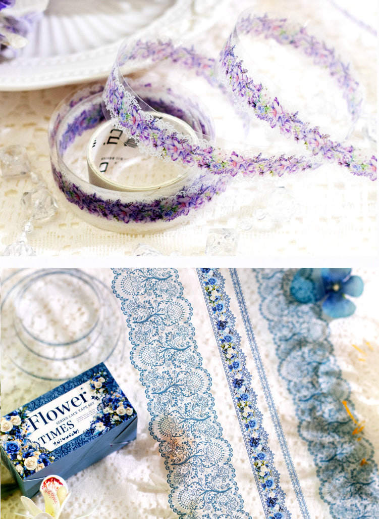 Flower Times Lace PET Tape Set