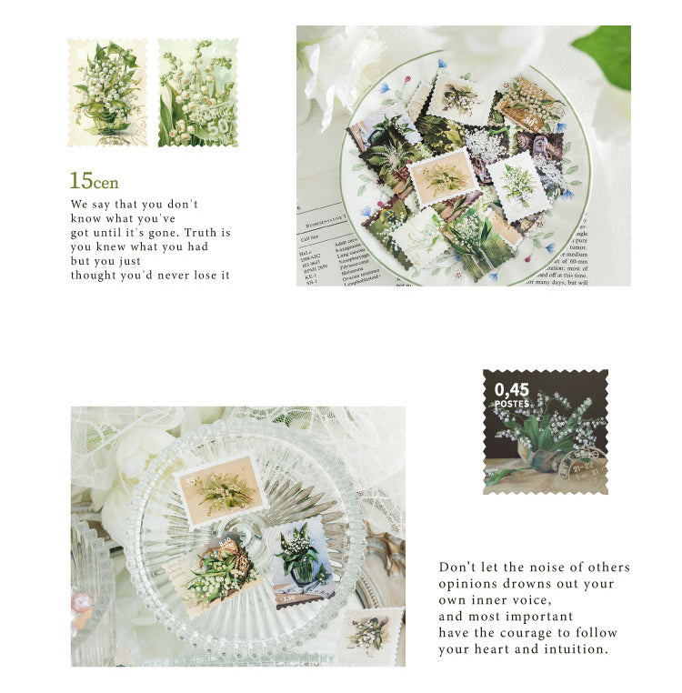 Lily of The Valley Stickers Box