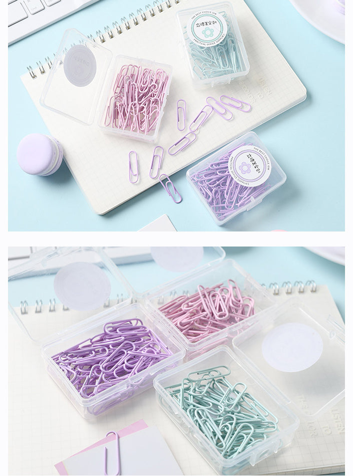 Kleurrijke paperclips groot 100 mm, Photway 40 stuks lichte vinyl Kleurrijke paperclips groot 100 mm, Photway 40 stuks lichte vinyl