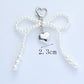 Pearl Bow Keychain