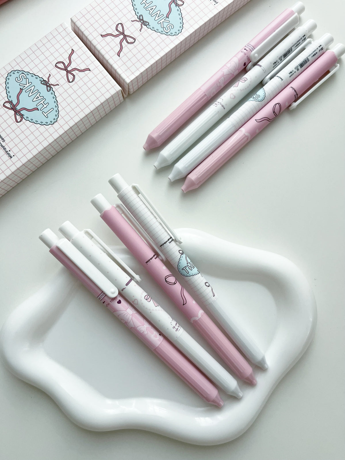 Cute Bow Pen Set