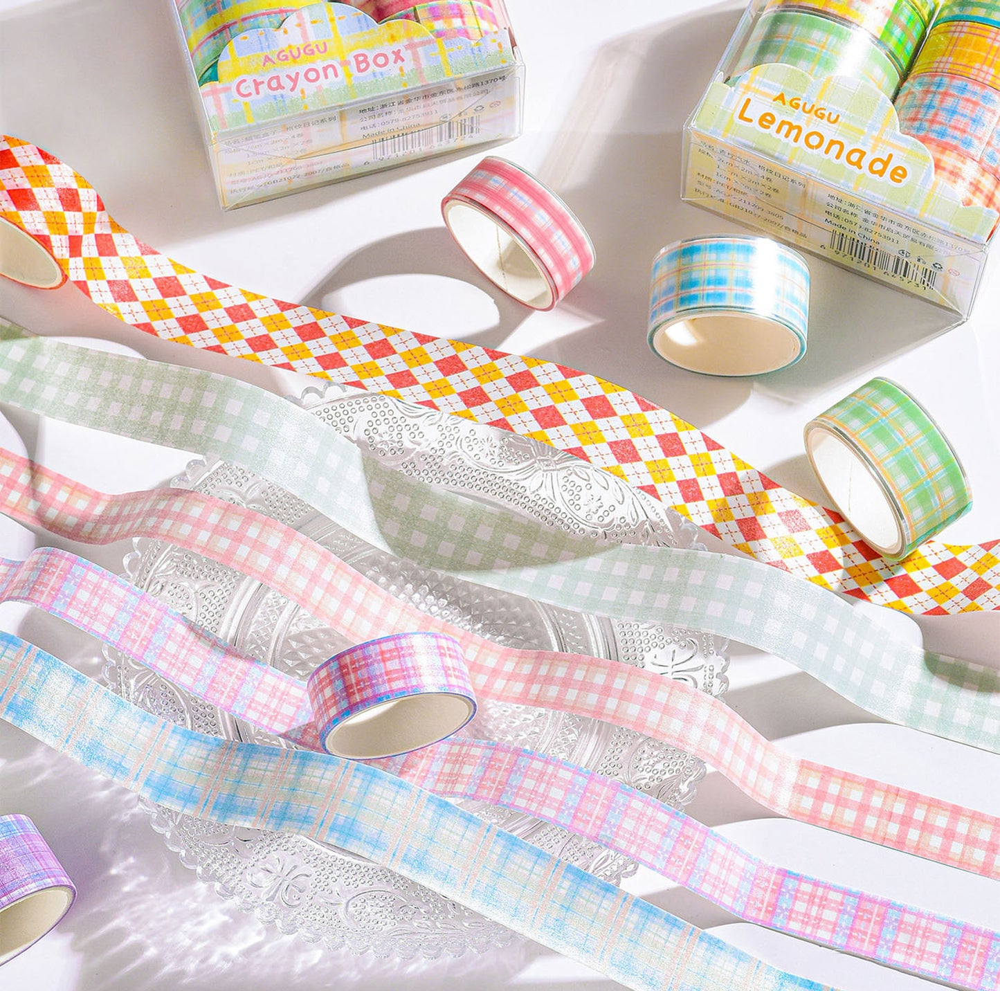 Plaid Washi Tape Set