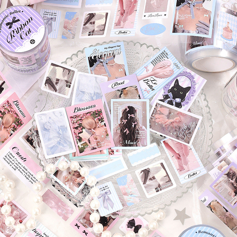 Romantic Ballet Stickers Roll