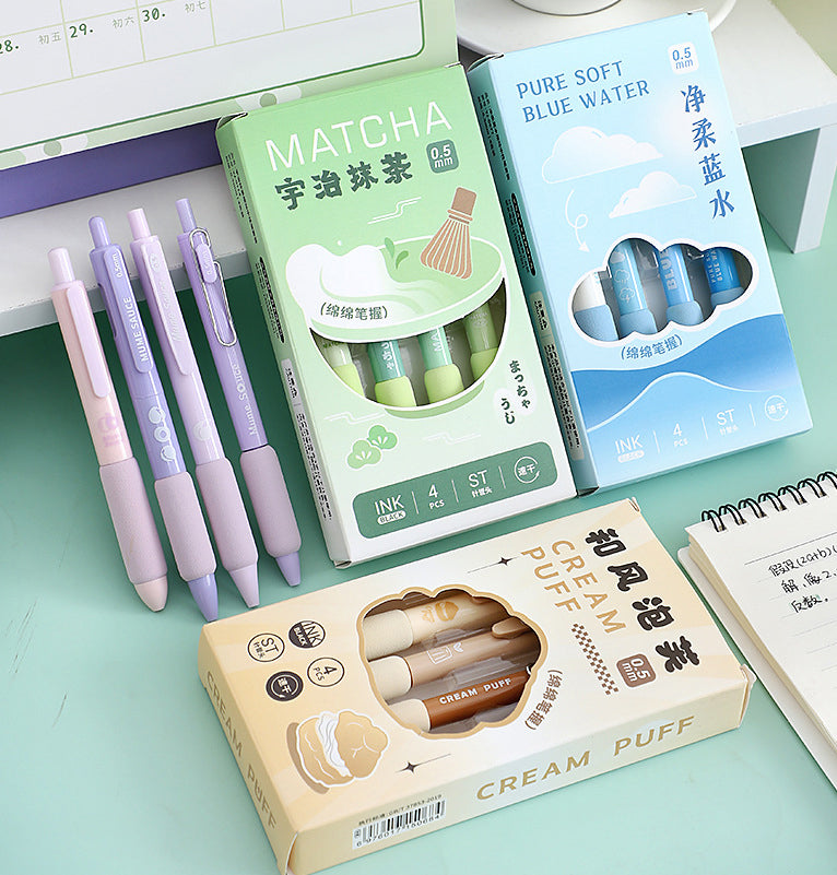 Soft Grip Gel Pen Set