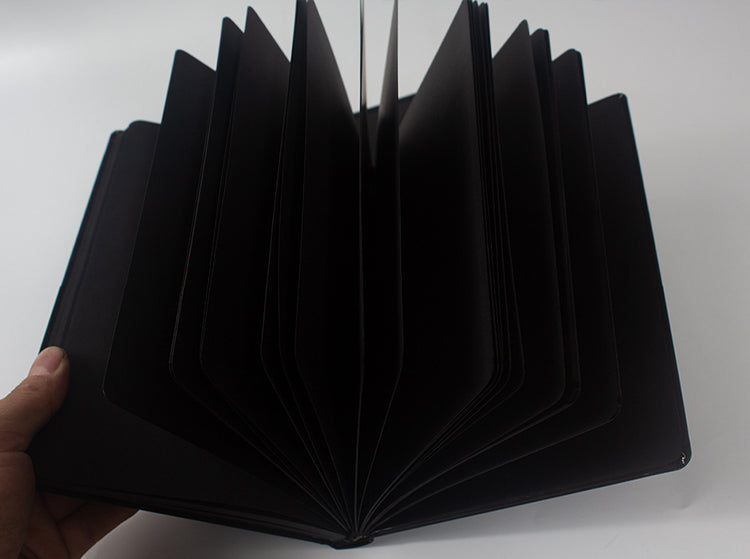 Pure Black Hardcover Diary