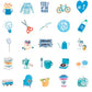 Blue Stickers Box