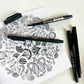 Black Sketch & Brush Pen