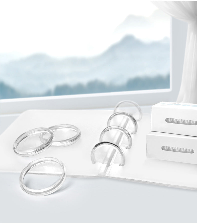 Clear Discbound Notebook Binding Discs