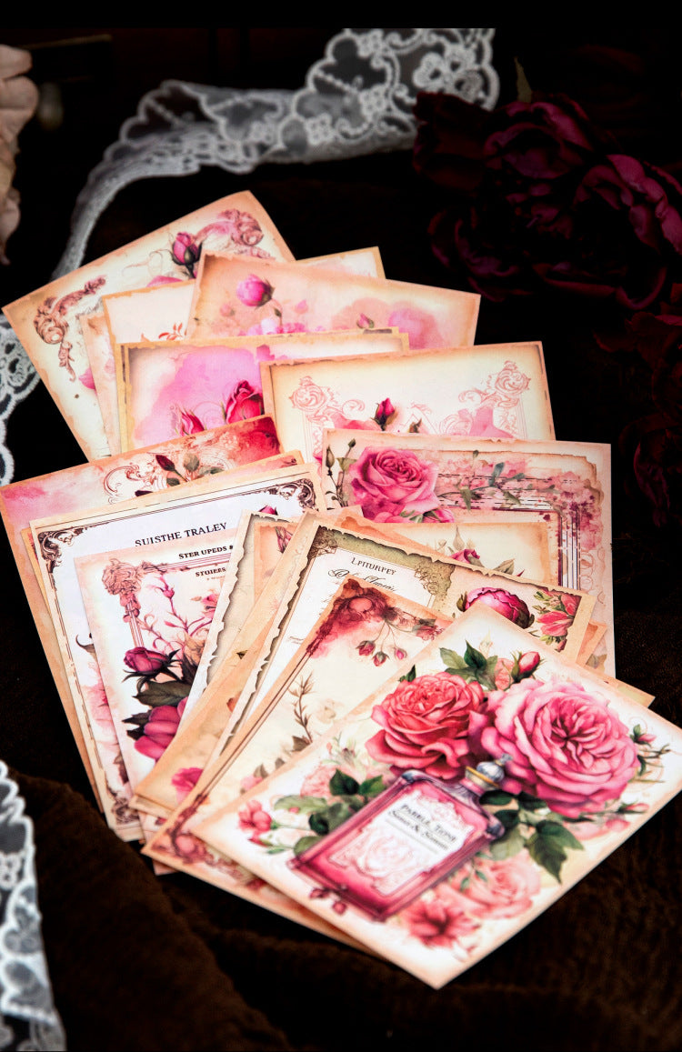 Love & Roses Deco Papers & Stickers Set