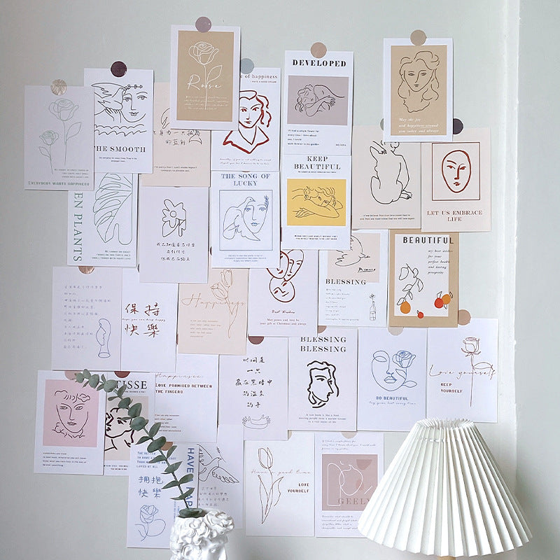 Embrace Drawings Wall Deco Cards