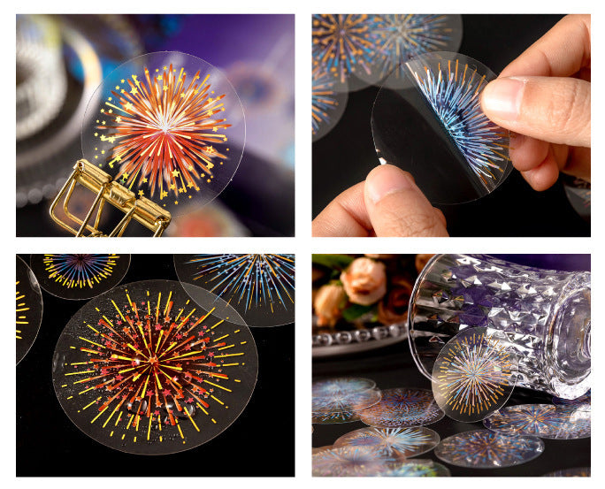 Fireworks PET Stickers