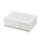 Stackable White Drawer Set