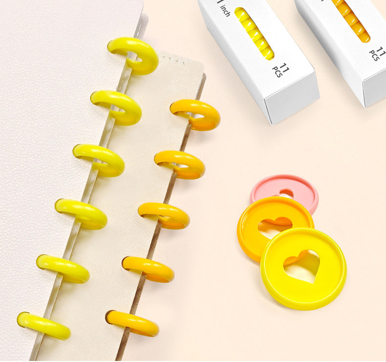 Heart Discbound Binding Discs โ Crafty Jo Mauritius