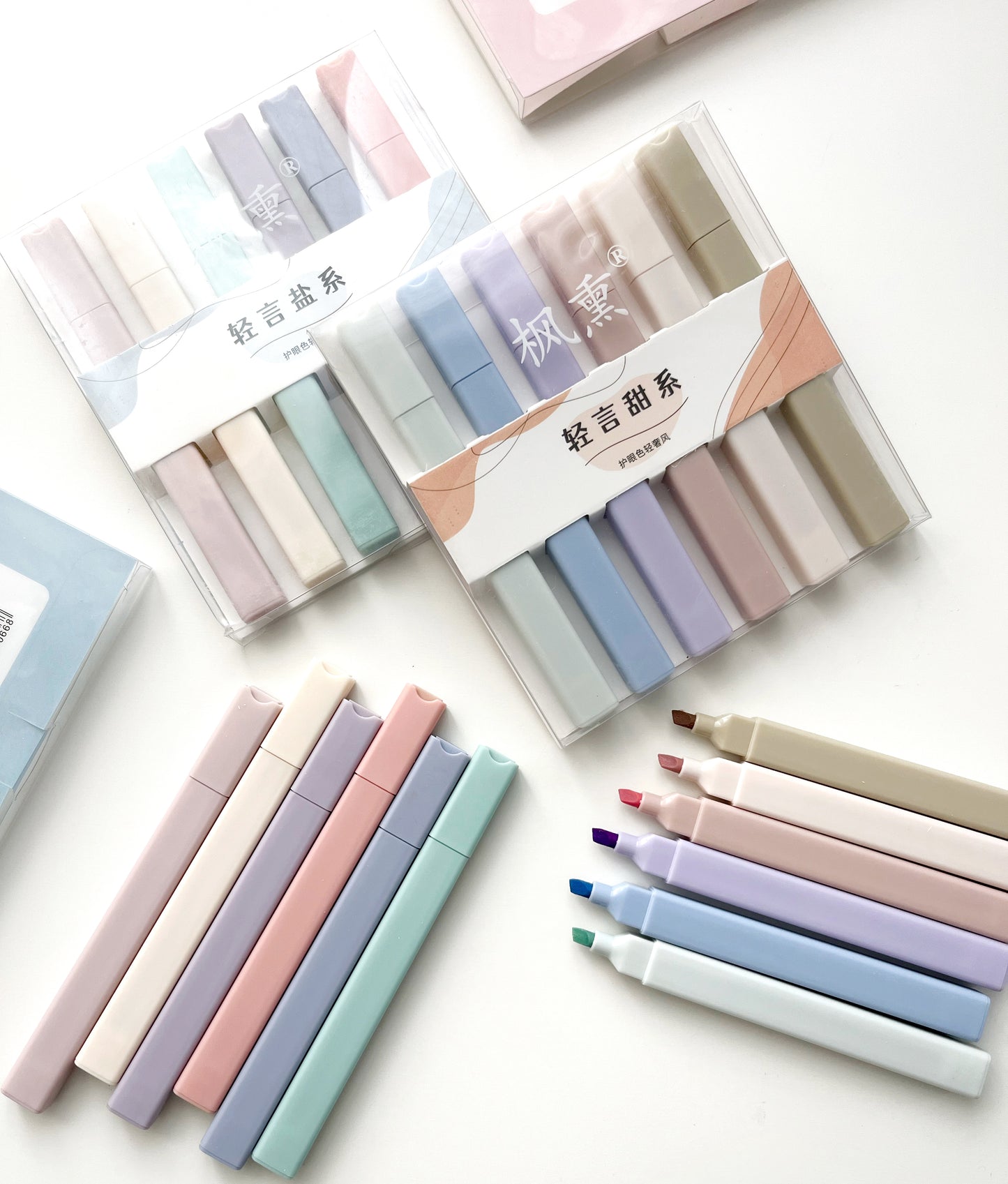 Morandi Highlighter Set (Square)