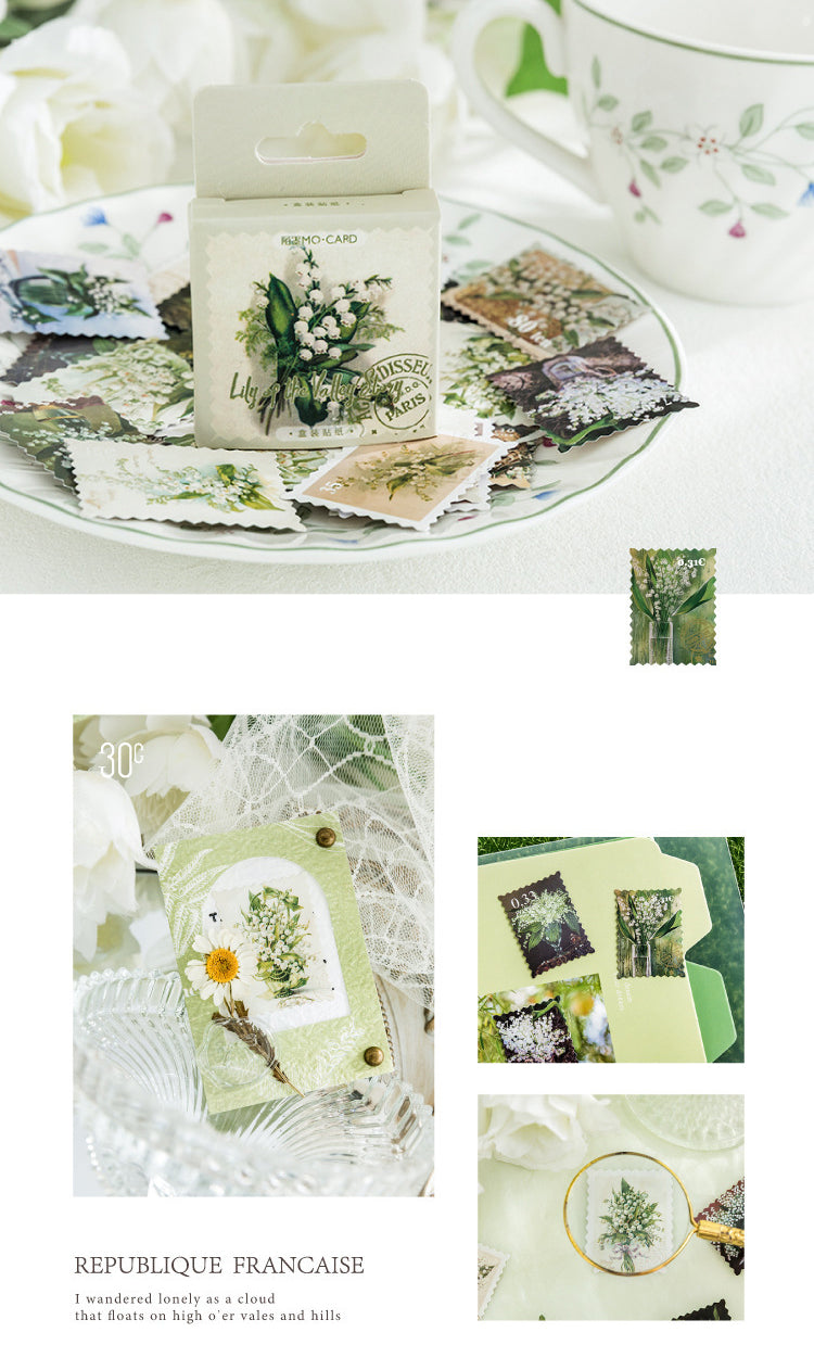Lily of The Valley Stickers Box