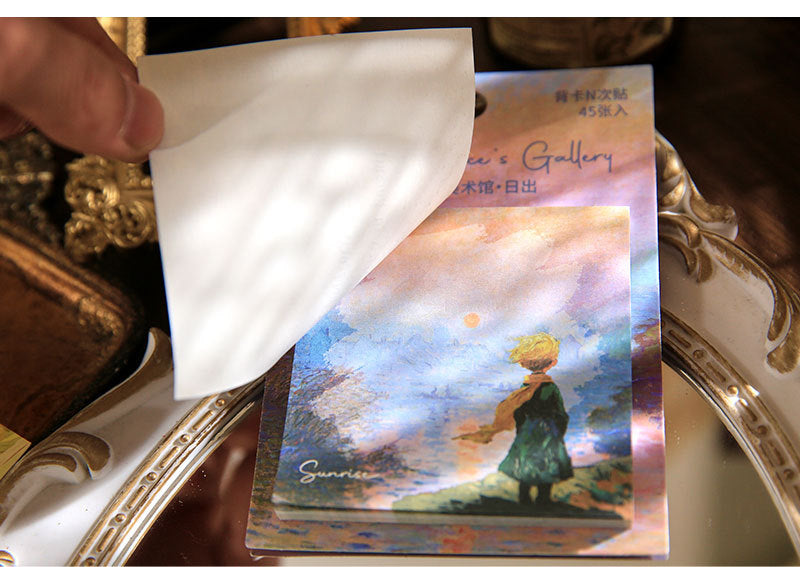 Little Prince Oil Painting Sticky Notes