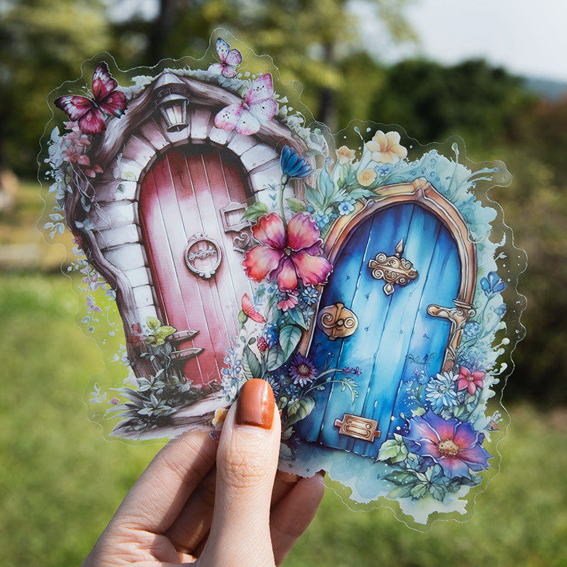 Magical Front Door PET Stickers