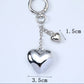 Metal Heart Keychain