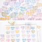 Plaid Heart Stickers Box