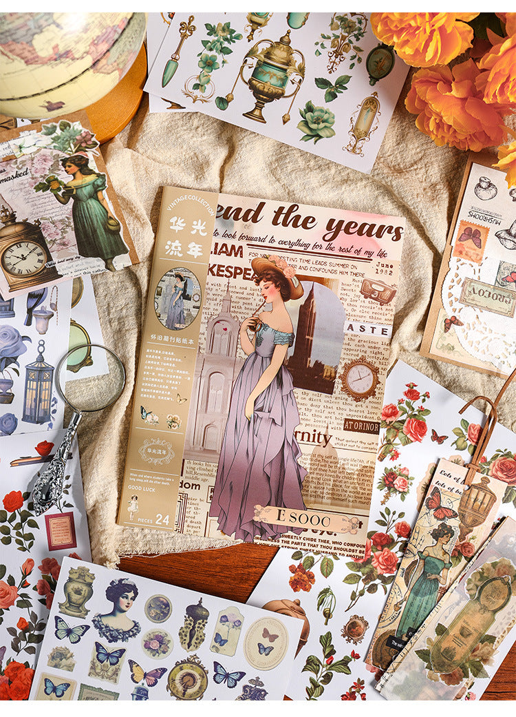 Nostalgic Journal Series Stickers Book