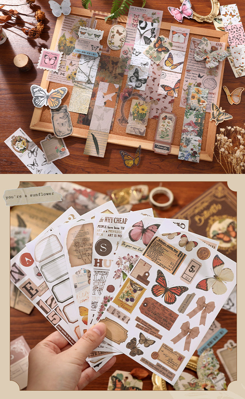 Vintage Butterfly Gift Box Set