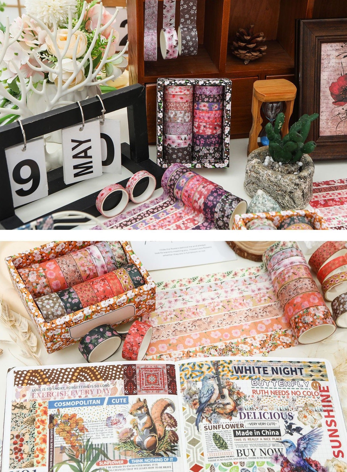 Cherry Blossom Washi Tape Set