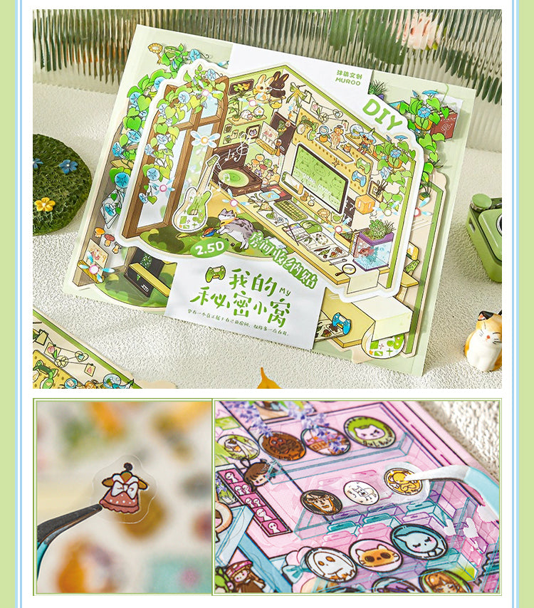 DIY Stickers Miniature Scene Set